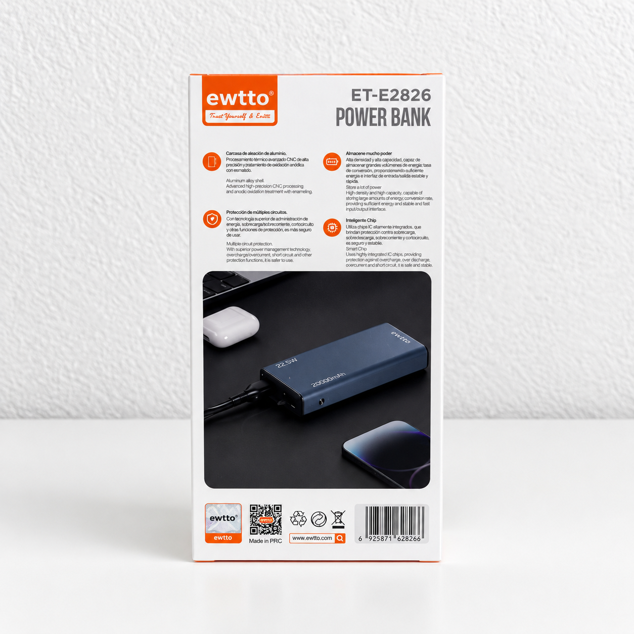 Power Bank 20000mAh | Carga Rápida 22.5W - Imagen 6