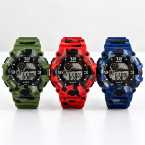 Reloj Deportivo Camuflaje Azul