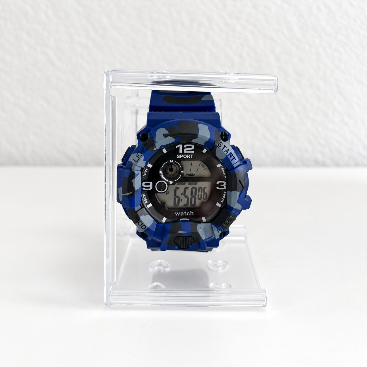 Reloj Deportivo Camuflaje Azul - Imagen 4