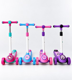 Scooter 3 Ruedas Ajustable con luz
